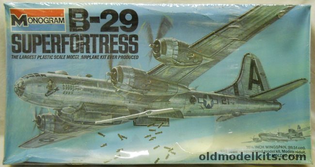 Monogram 1/48 B-29 Superfortress with Diorama Sheet, 5700 plastic model kit